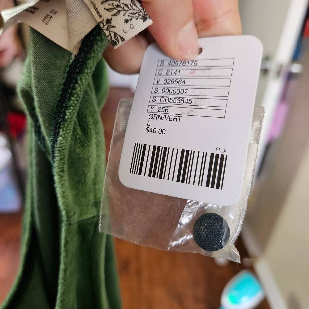 NWT Intimately Free People Make My Baby Stay Green Velvet Bodysuit - Picture 9 of 9